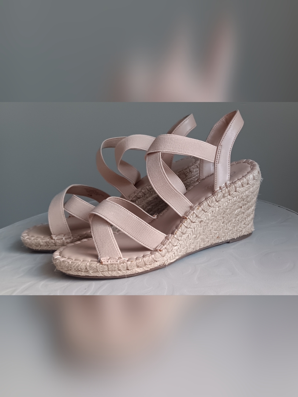 Charles By Charles David Nick Espadrille Wedges Size 7 1/2